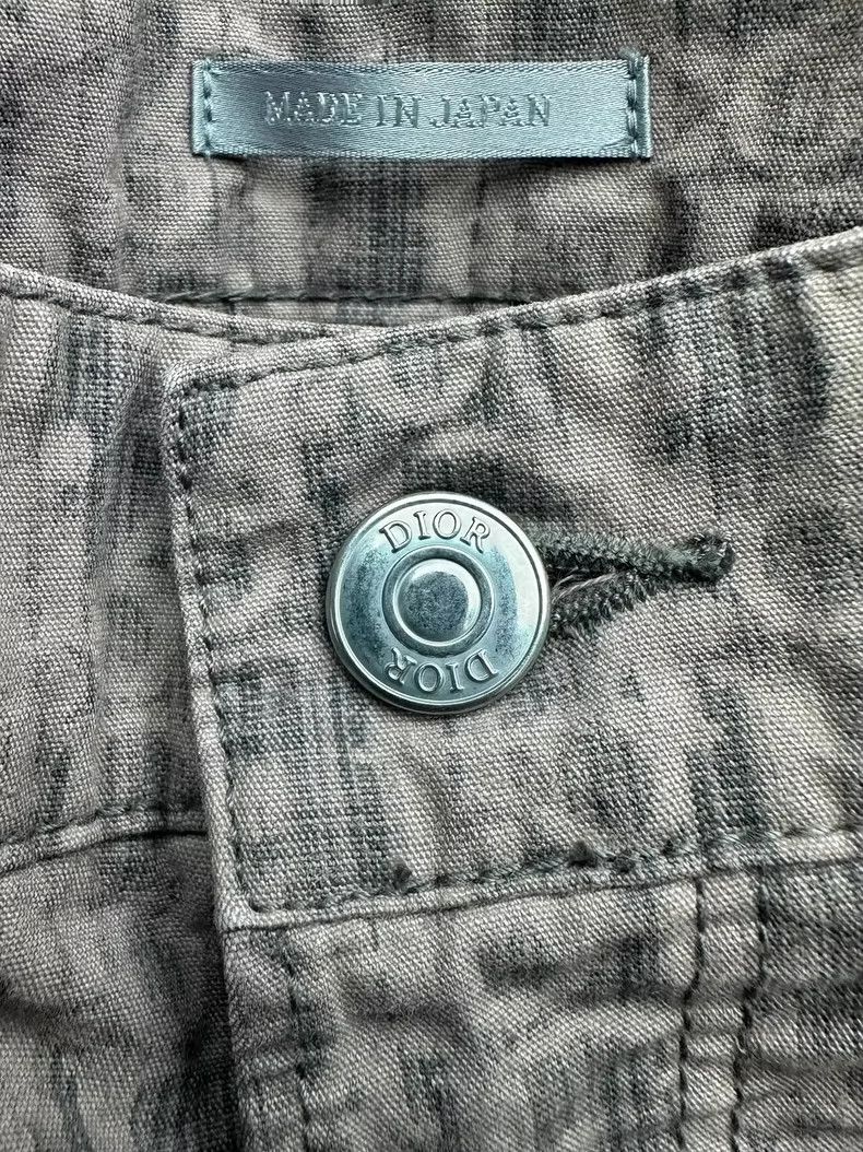 Dior DIOR Logo Print Cotton Denim Shorts for Men Size US 31 - 8 Thumbnail