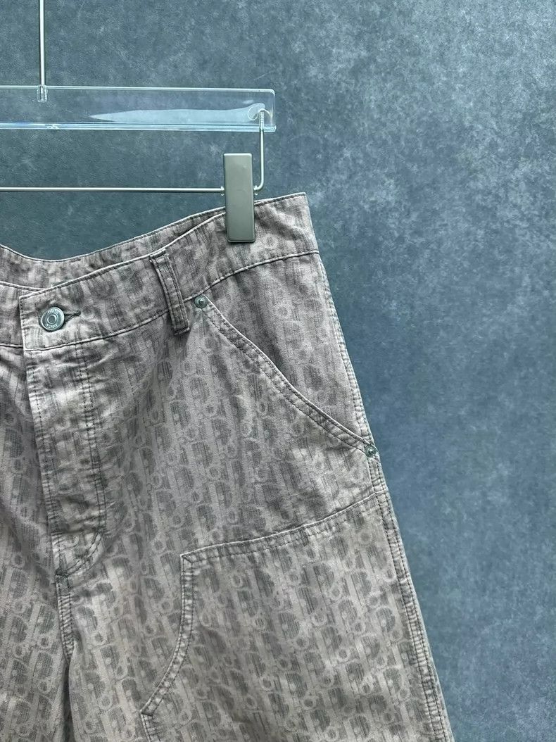 Dior DIOR Logo Print Cotton Denim Shorts for Men Size US 31 - 5 Thumbnail