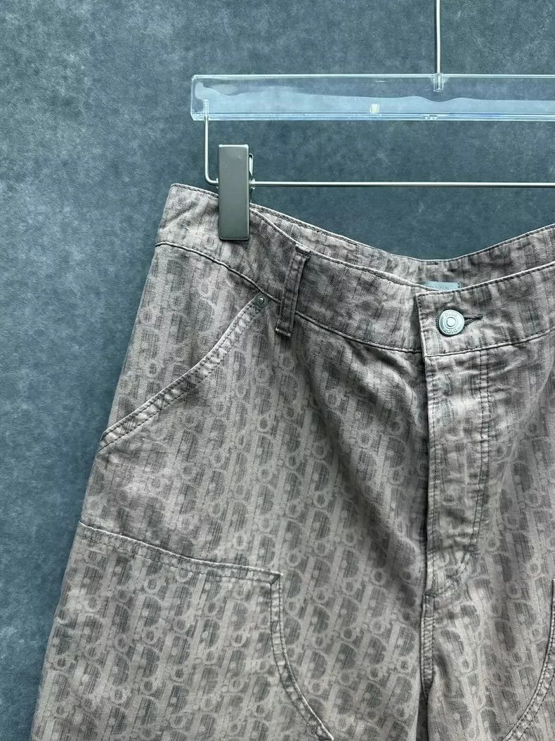 Dior DIOR Logo Print Cotton Denim Shorts for Men Size US 31 - 6 Thumbnail