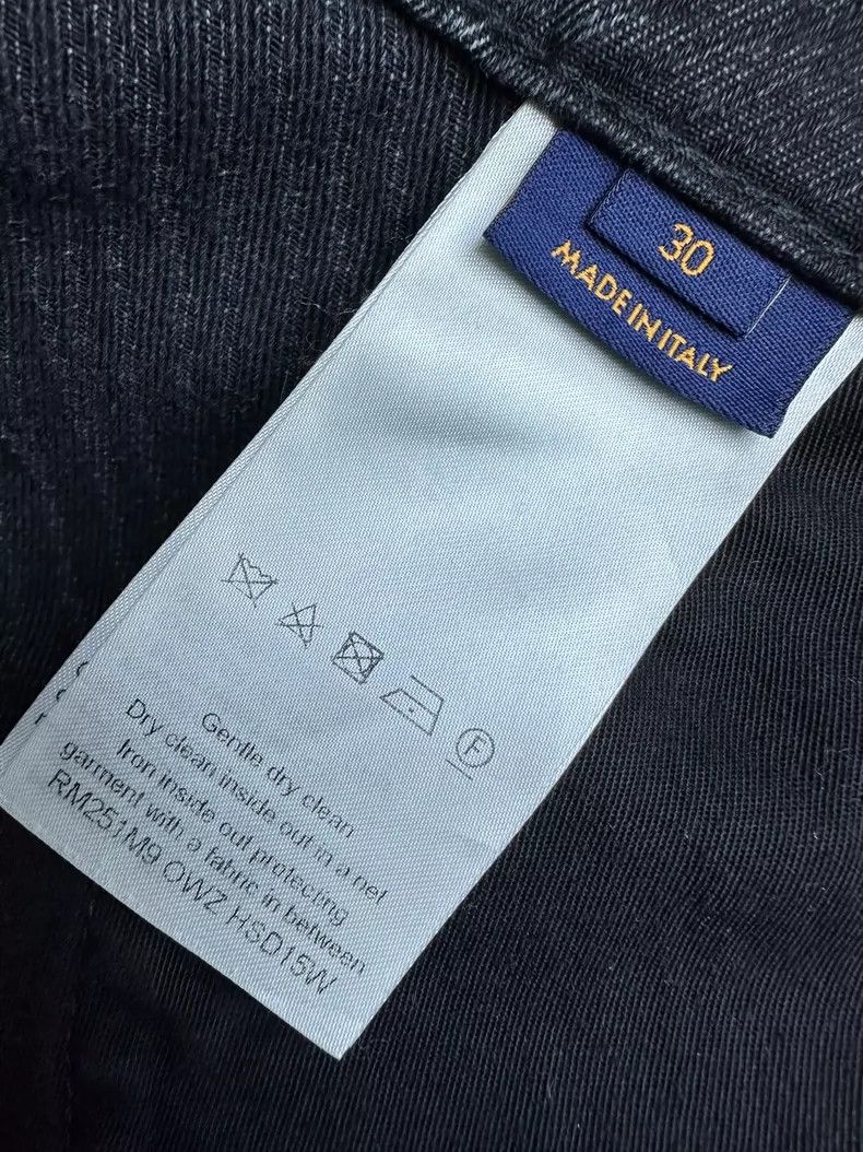 Louis Vuitton Louis Vuitton Black Gradient Logo Denim Pants Size US 30 / EU 46 - 9 Thumbnail