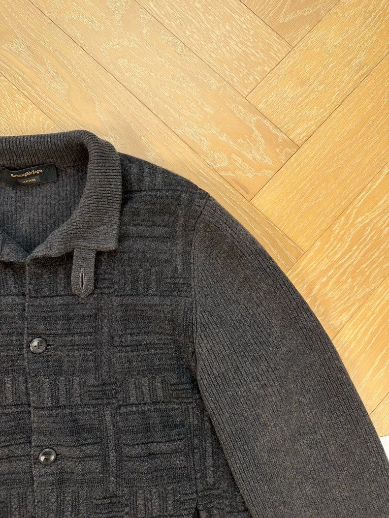 Ermenegildo Zegna Black Cashmere Knit Casual Blazer for Men Size US L / EU 52-54 / 3 - 5 Thumbnail