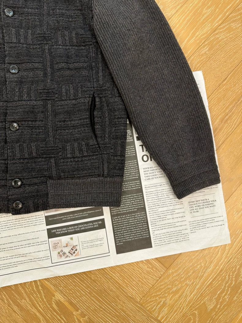 Ermenegildo Zegna Black Cashmere Knit Casual Blazer for Men Size US L / EU 52-54 / 3 - 3 Thumbnail