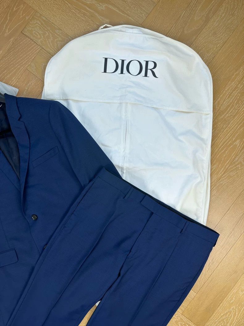 Dior Dior Blue Wool Suit Set for Men Size US XXL / EU 58 / 5 - 7 Thumbnail