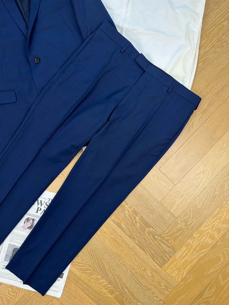 Dior Dior Blue Wool Suit Set for Men Size US XXL / EU 58 / 5 - 4 Thumbnail