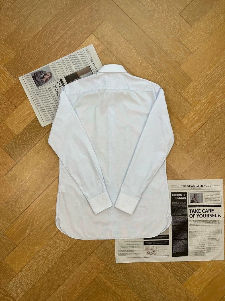 Ermenegildo Zegna Ermenegildo Zegna Long Sleeve Business Shirt Size US M / EU 48-50 / 2 - 2 Thumbnail