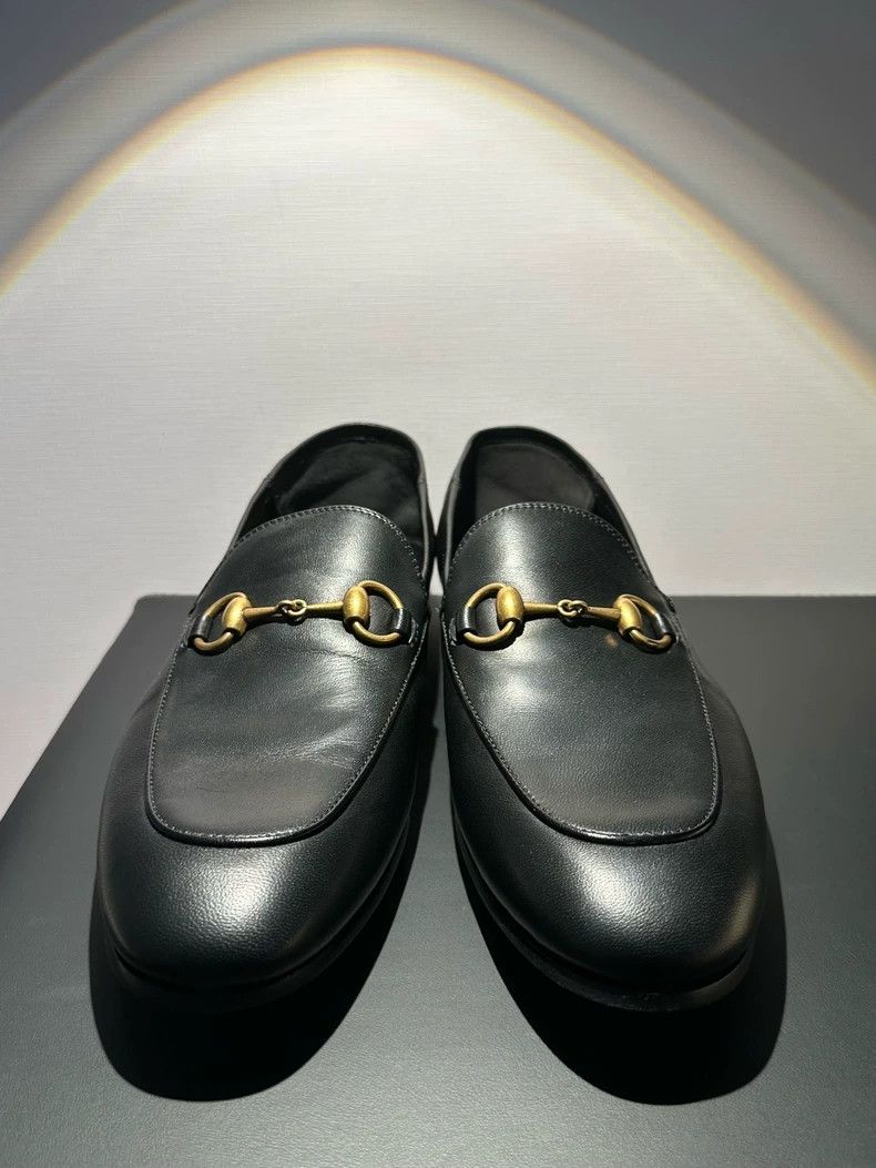 Gucci Gucci Leather Casual Slip-On Shoes for Men Size US 9 / EU 42 - 3 Thumbnail