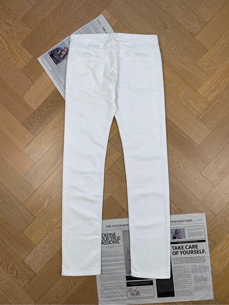 Versace Versace Vintage Slim Fit White Jeans for Men Size US 34 / EU 50 - 2 Thumbnail