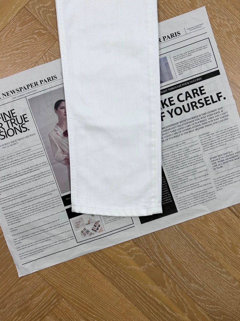 Versace Versace Vintage Slim Fit White Jeans for Men Size US 34 / EU 50 - 3 Thumbnail