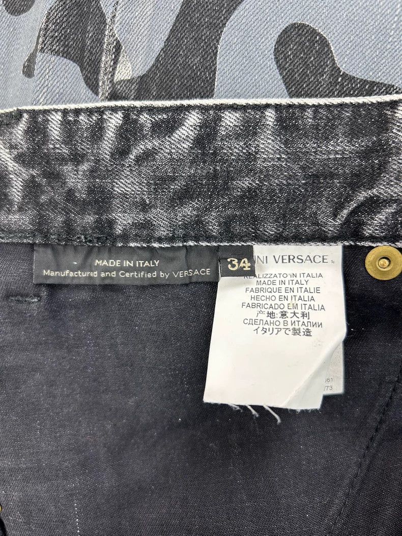 Versace Versace Camo Limited Edition Slim Fit Jeans Size US 34 / EU 50 - 9 Thumbnail