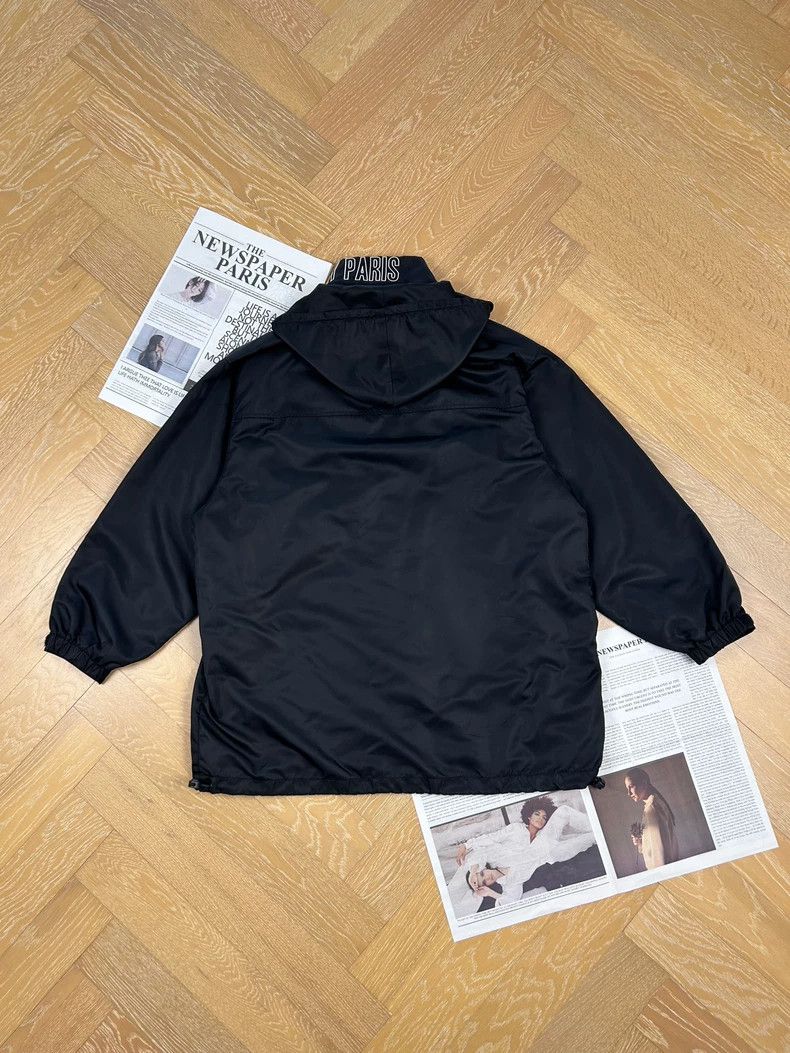 Givenchy Givenchy Oversize Black Windbreaker Jacket for Men Size US XXL / EU 58 / 5 - 2 Thumbnail