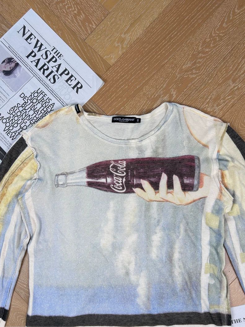 Dolce & Gabbana Dolce & Gabbana Vintage Coca-Cola Long Sleeve T-Shirt Size US L / EU 52-54 / 3 - 7 Thumbnail