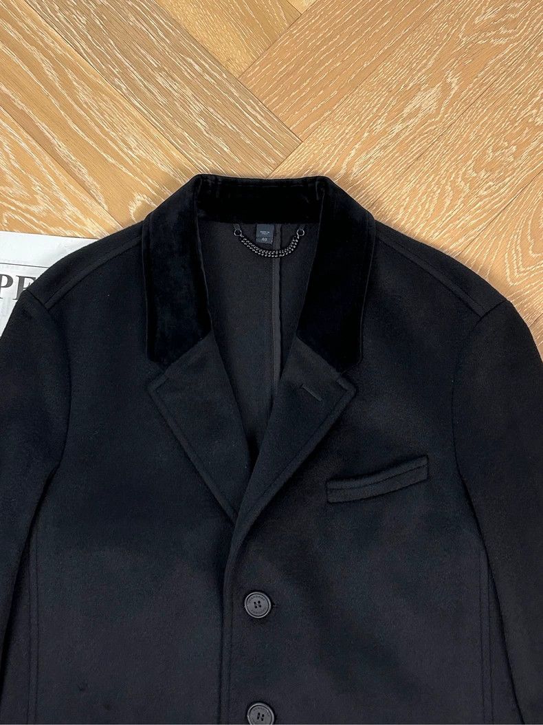Burberry Burberry Black Velvet Double-Breasted Coat Size US L / EU 52-54 / 3 - 8 Thumbnail