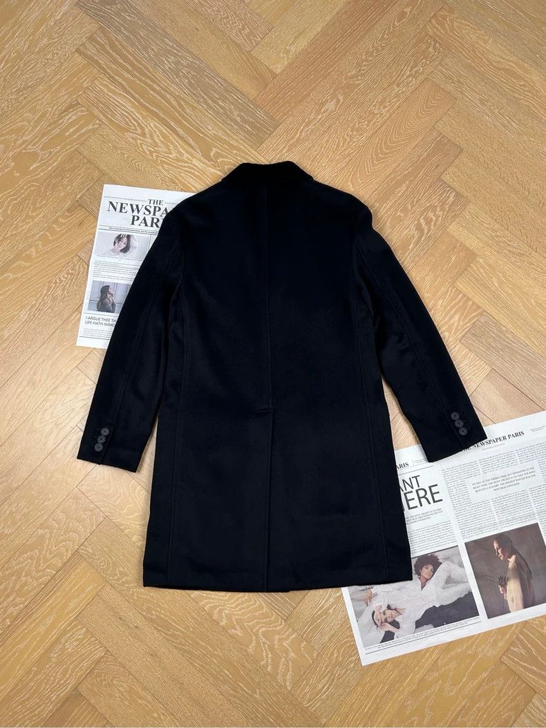 Burberry Burberry Black Velvet Double-Breasted Coat Size US L / EU 52-54 / 3 - 2 Thumbnail