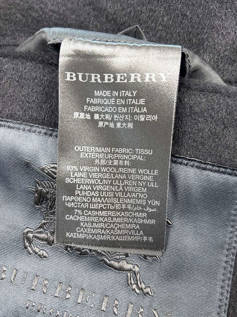 Burberry Burberry Black Velvet Double-Breasted Coat Size US L / EU 52-54 / 3 - 9 Thumbnail
