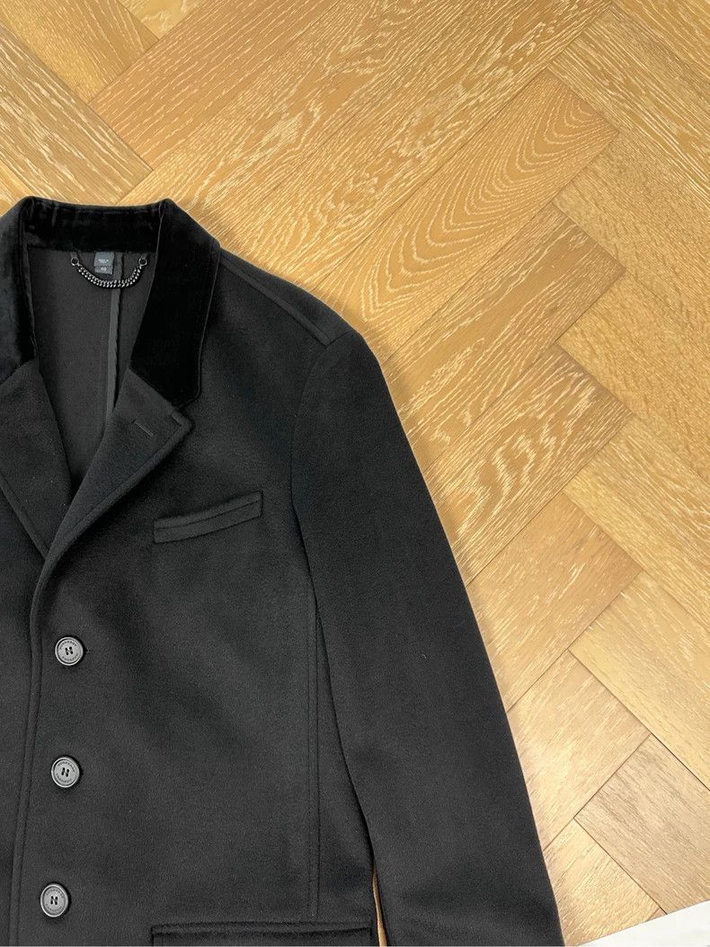 Burberry Burberry Black Velvet Double-Breasted Coat Size US L / EU 52-54 / 3 - 5 Thumbnail