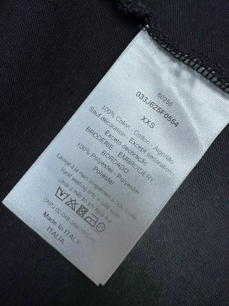 Dior Dior x Stussy Black Short Sleeve T-Shirt Size US XXS / EU 40 - 9 Thumbnail