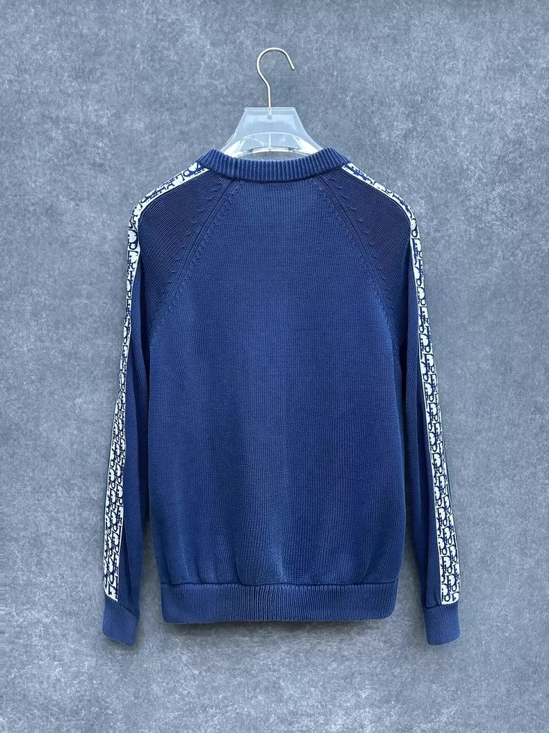 Dior Dior Logo Knit Sweater for Men, Blue Size US S / EU 44-46 / 1 - 2 Thumbnail