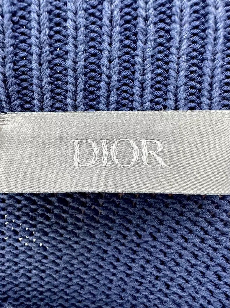 Dior Dior Logo Knit Sweater for Men, Blue Size US S / EU 44-46 / 1 - 7 Thumbnail