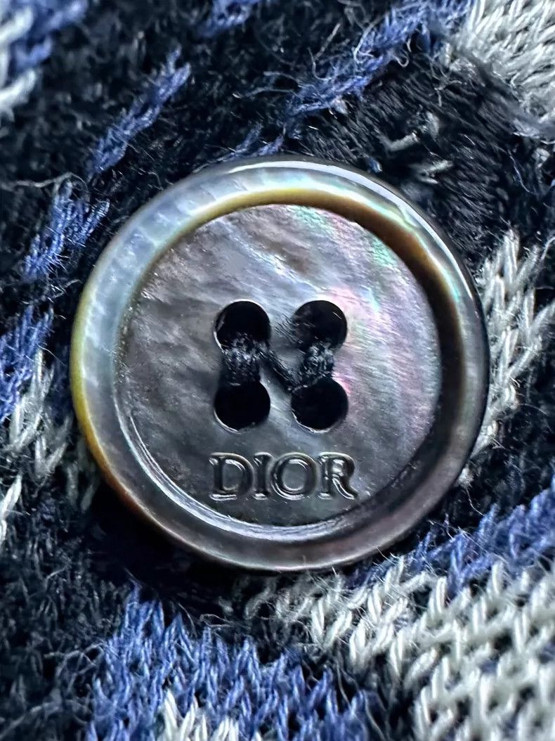 Dior DIOR Cotton Logo Print Long Sleeve Shirt Size US S / EU 44-46 / 1 - 8 Thumbnail