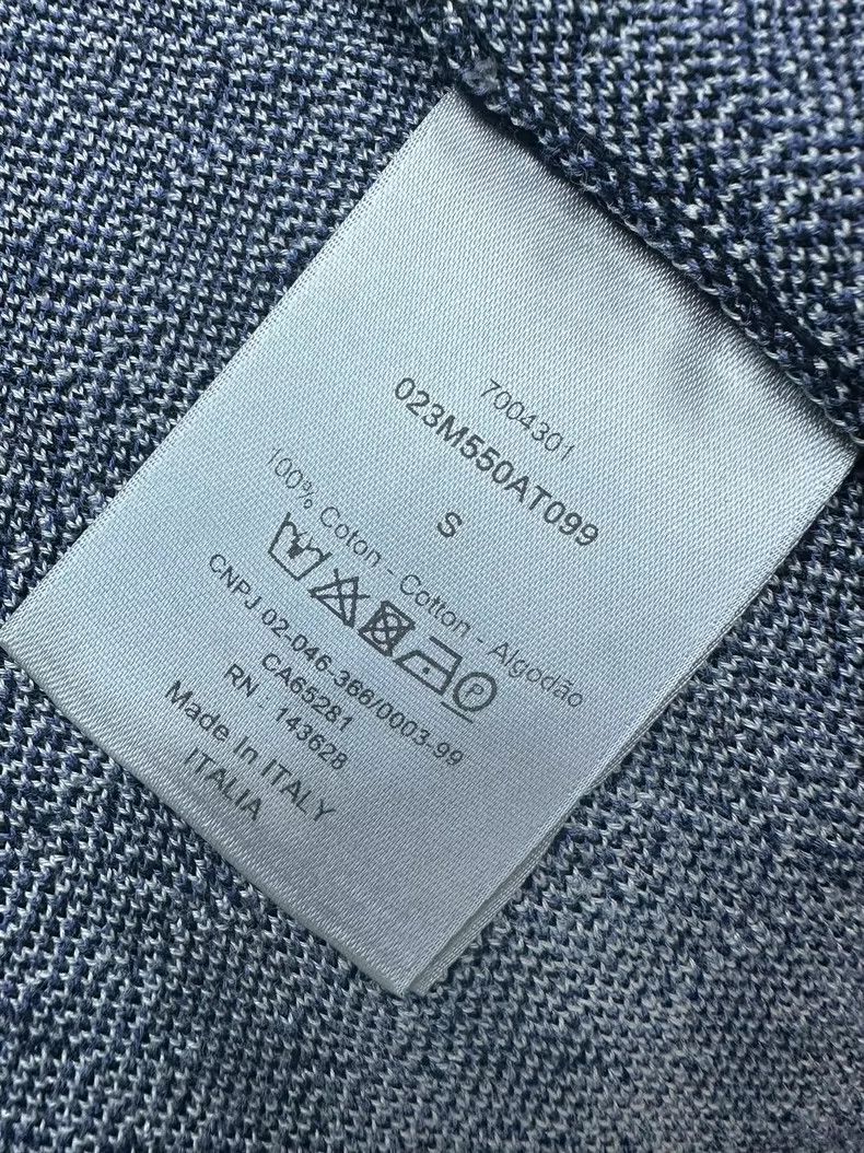Dior DIOR Cotton Logo Print Long Sleeve Shirt Size US S / EU 44-46 / 1 - 9 Thumbnail