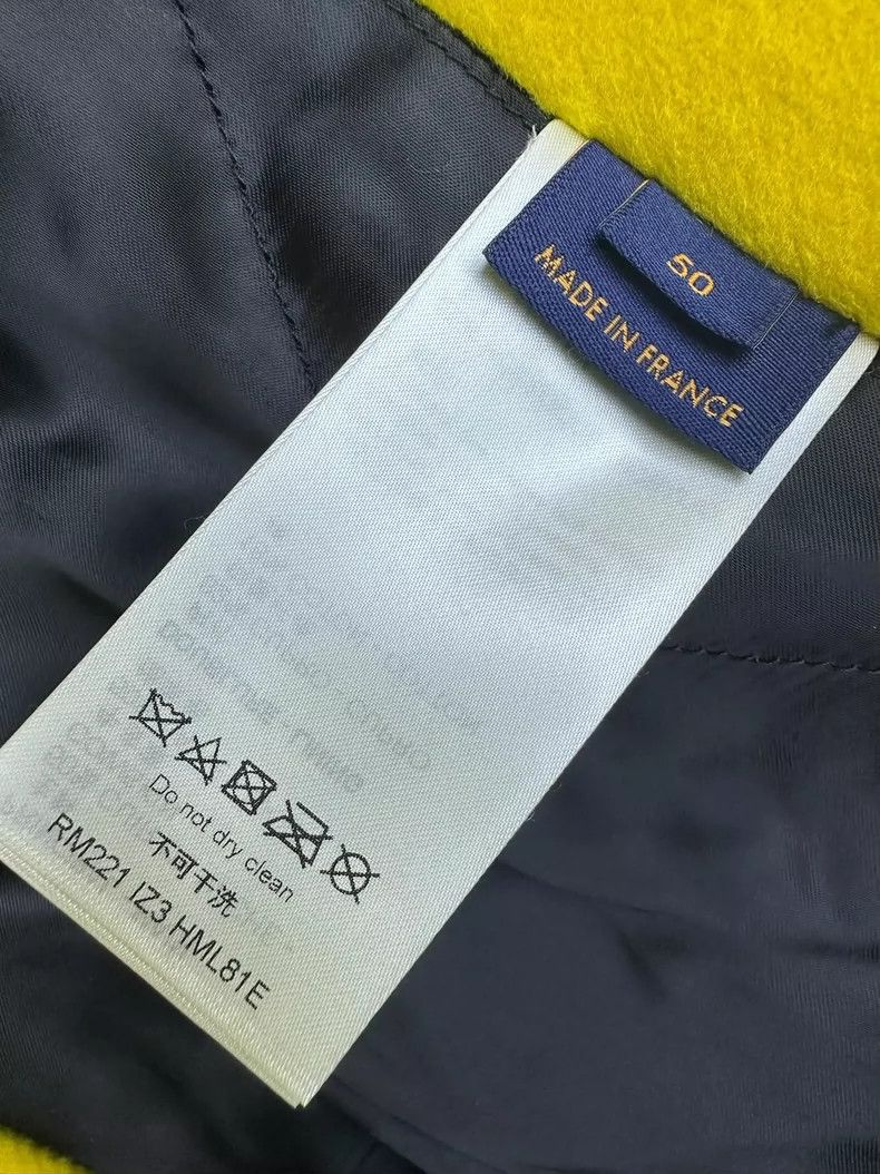 Louis Vuitton Louis Vuitton SS22 Yellow Letterman Jacket Size US L / EU 52-54 / 3 - 9 Thumbnail