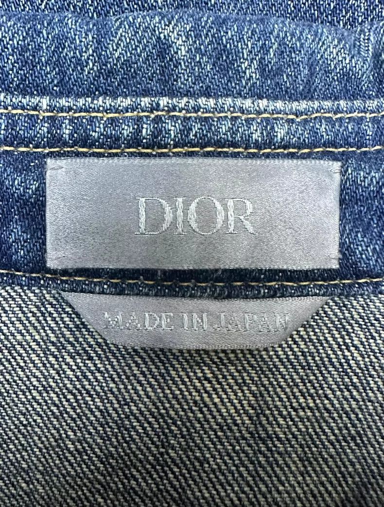 Dior Dior Logo Long Sleeve Denim Shirt for Men Size US M / EU 48-50 / 2 - 7 Thumbnail