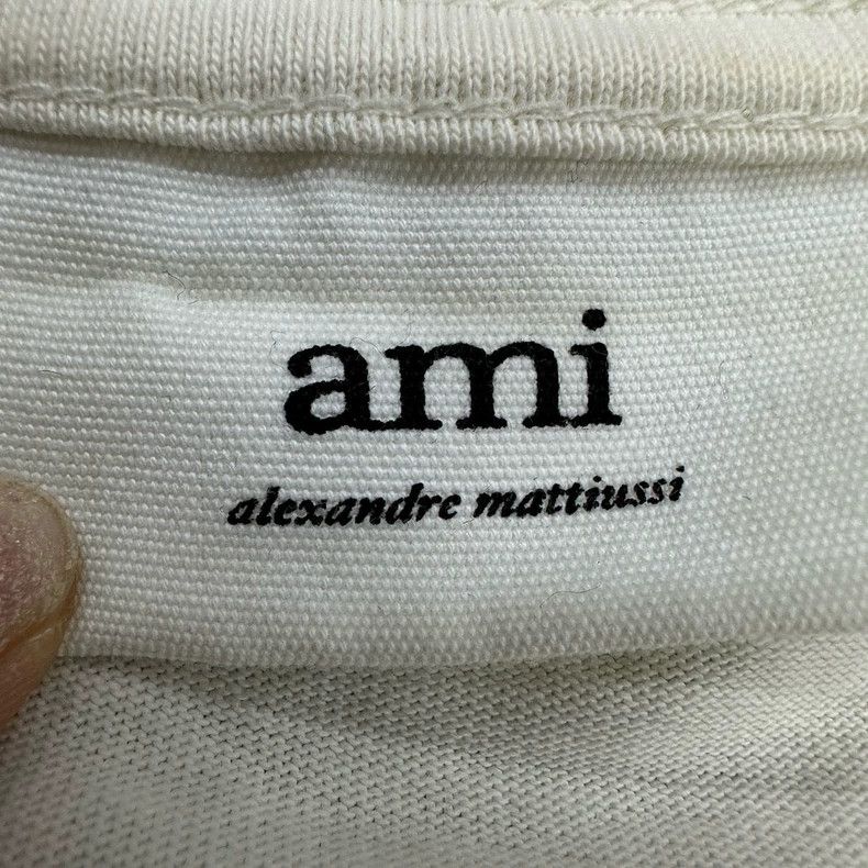 AMI Tonal Ami Decœur Embroidered Short Sleeve T-Shirt Size US M / EU 48-50 / 2 - 3 Thumbnail