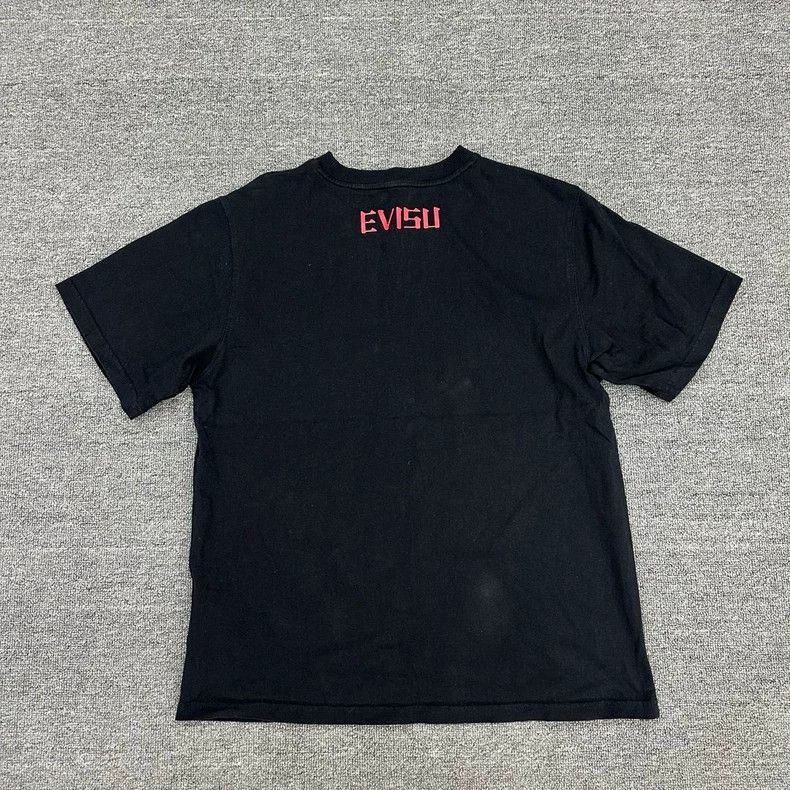 Evisu EVISU Letter Print T-Shirt for Men Size US XL / EU 56 / 4 - 2 Thumbnail