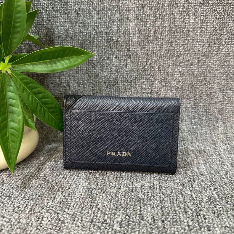 Prada Prada Leather Robot Foldable Key Wallet Size ONE SIZE - 2 Thumbnail