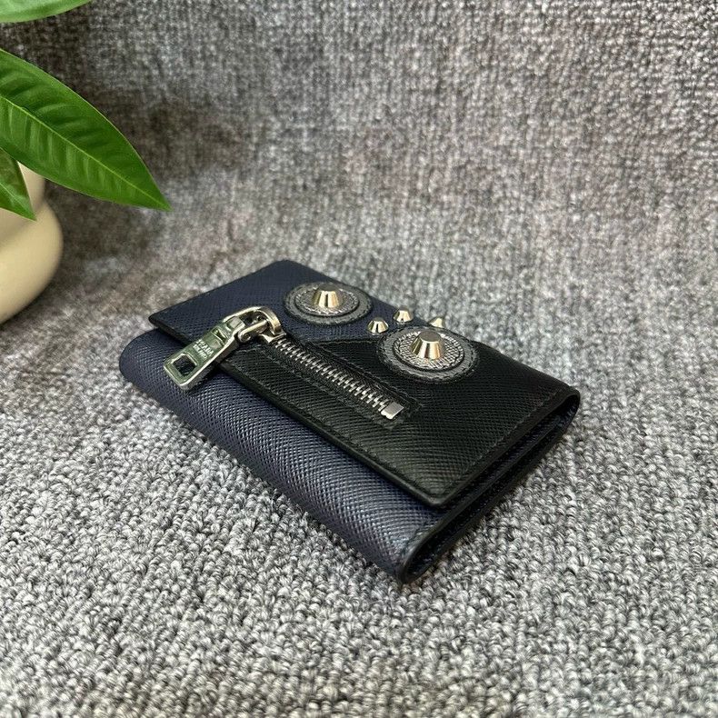 Prada Prada Leather Robot Foldable Key Wallet Size ONE SIZE - 4 Thumbnail