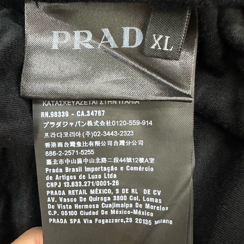 Prada Prada Black Mesh Jogger Pants for Men Size US 44 / EU 60 - 4 Thumbnail