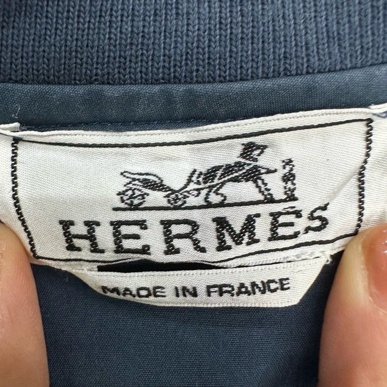 Hermes Hermes Layered Zip Short Sleeve Shirt Size US L / EU 52-54 / 3 - 3 Thumbnail