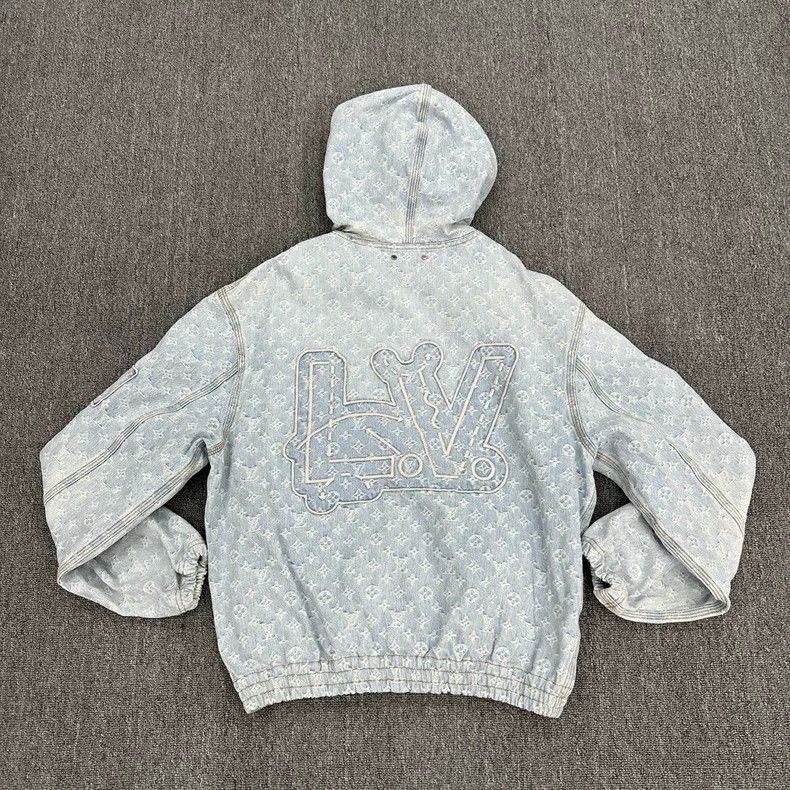 Louis Vuitton Louis Vuitton NBA Classic Zip Hooded Jacket Size US XXL / EU 58 / 5 - 2 Thumbnail