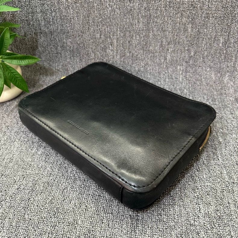 Alexander McQueen Alexander McQueen Leather Zipper Handheld Clutch Size ONE SIZE - 4 Thumbnail