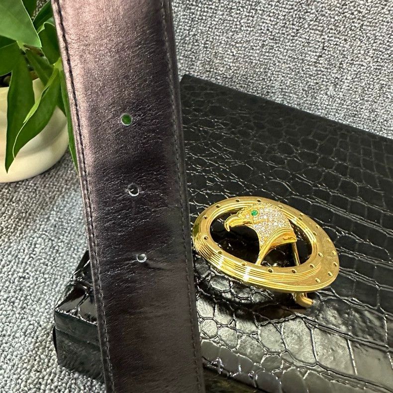 Goyard Luxury 925 Silver Belt with Crocodile Skin Size ONE SIZE - 5 Thumbnail