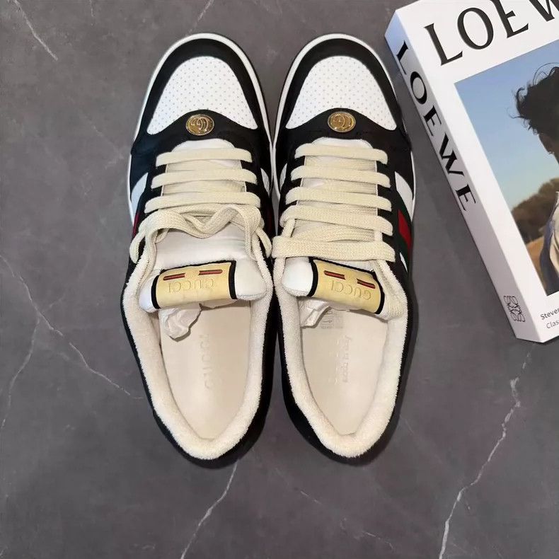 Gucci Gucci Sneakers Size 44.5 in Black and White Size US 11 / EU 44 - 8 Thumbnail