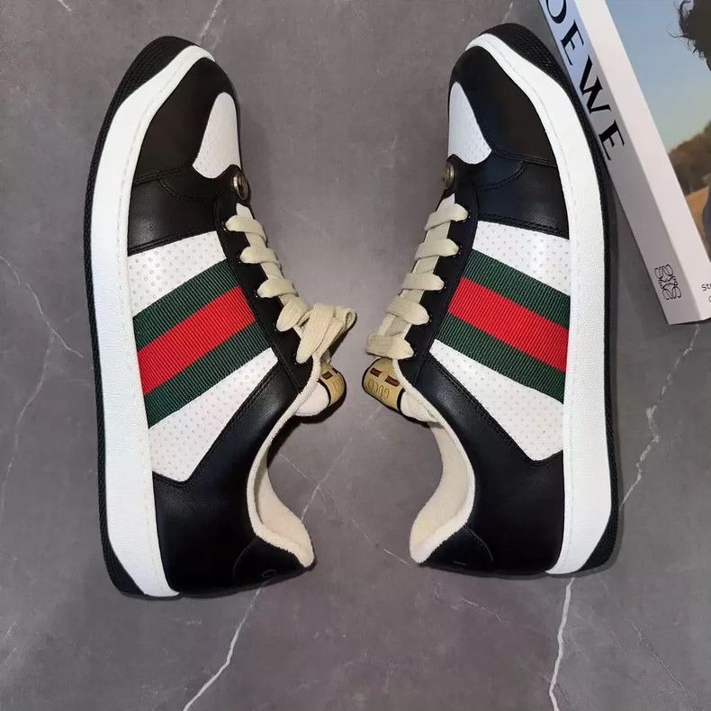 Gucci Gucci Sneakers Size 44.5 in Black and White Size US 11 / EU 44 - 7 Thumbnail