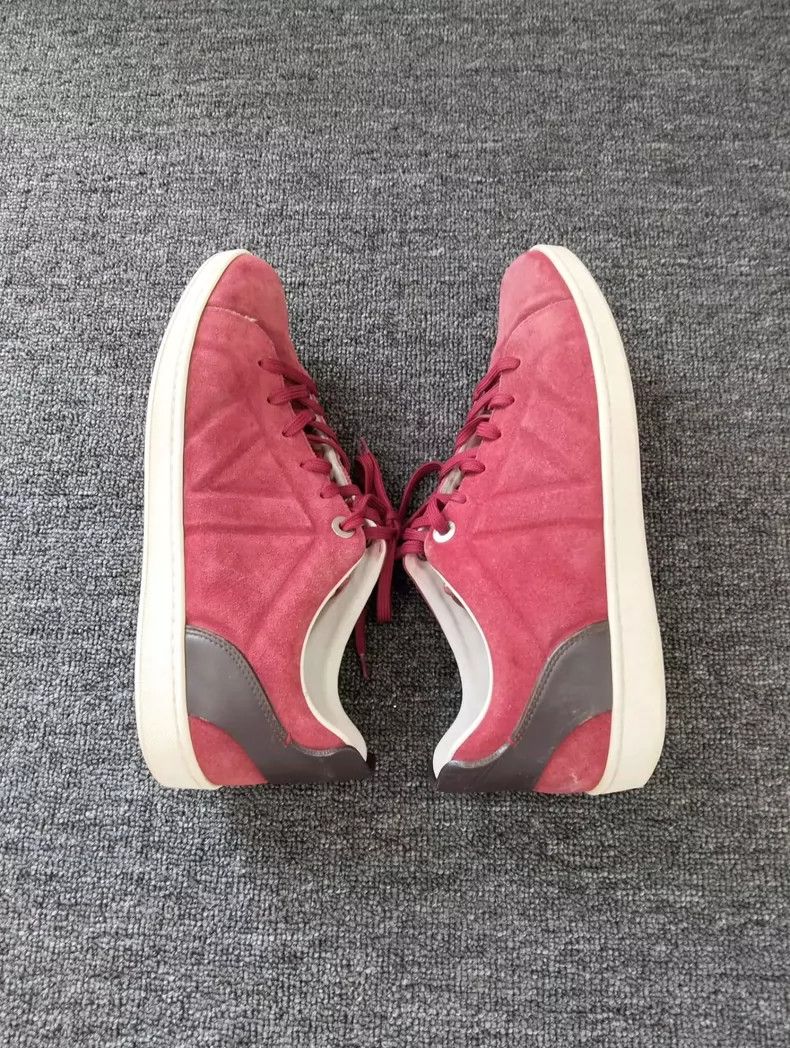 Louis Vuitton Louis Vuitton Red Sneakers Size 41 Size US 8 / EU 41 - 4 Thumbnail