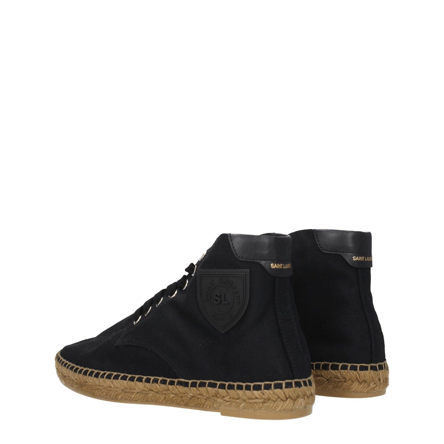 Saint Laurent Paris damon high-top espadrilles in canvas Size US 7.5 / EU 40-41 - 4 Thumbnail
