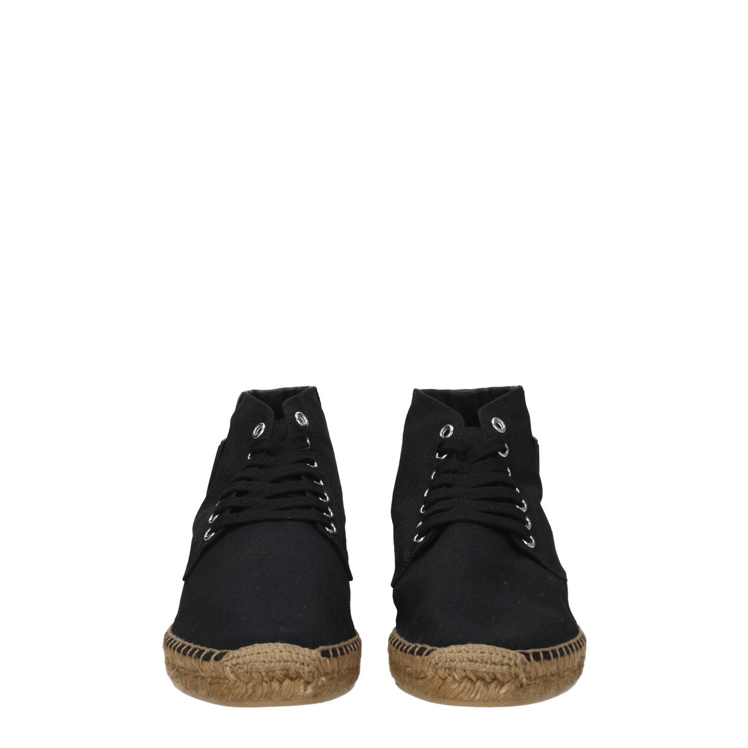 Saint Laurent Paris damon high-top espadrilles in canvas Size US 13 / EU 46 - 3 Thumbnail