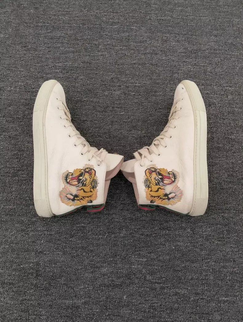 Gucci GUCCI High-Top Sneakers Size 42 Second-Hand Size US 9 / EU 42 - 8 Thumbnail