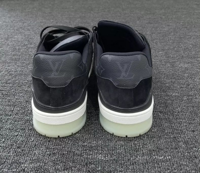 Louis Vuitton Louis Vuitton Black Checkerboard Trainers Size 41.5 Size US 9.5 / EU 42-43 - 8 Thumbnail