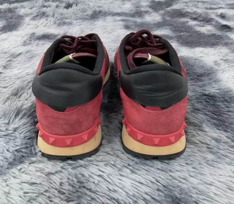 Valentino Valentino Red Camouflage Rockrun Sneakers 40 Size Size US 9 / EU 42 - 7 Thumbnail