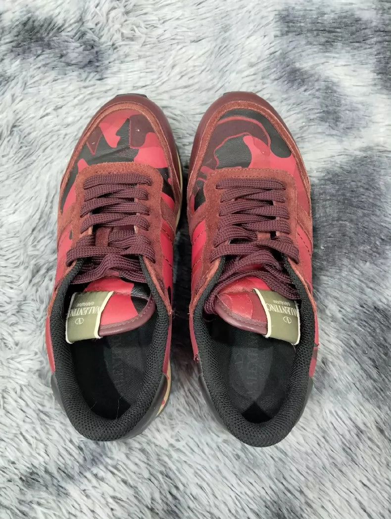 Valentino Valentino Red Camouflage Rockrun Sneakers 40 Size Size US 9 / EU 42 - 2 Thumbnail