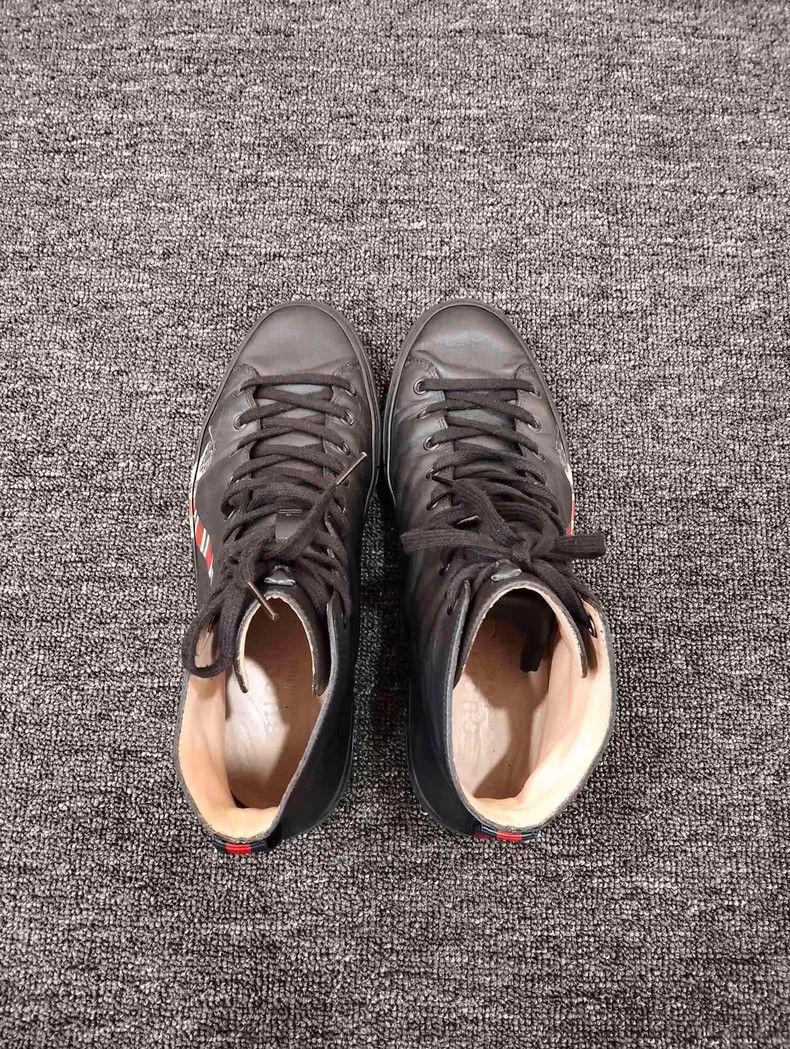 Gucci Gucci High Top Sneakers with Snake Print Size US 9 / EU 42 - 7 Thumbnail