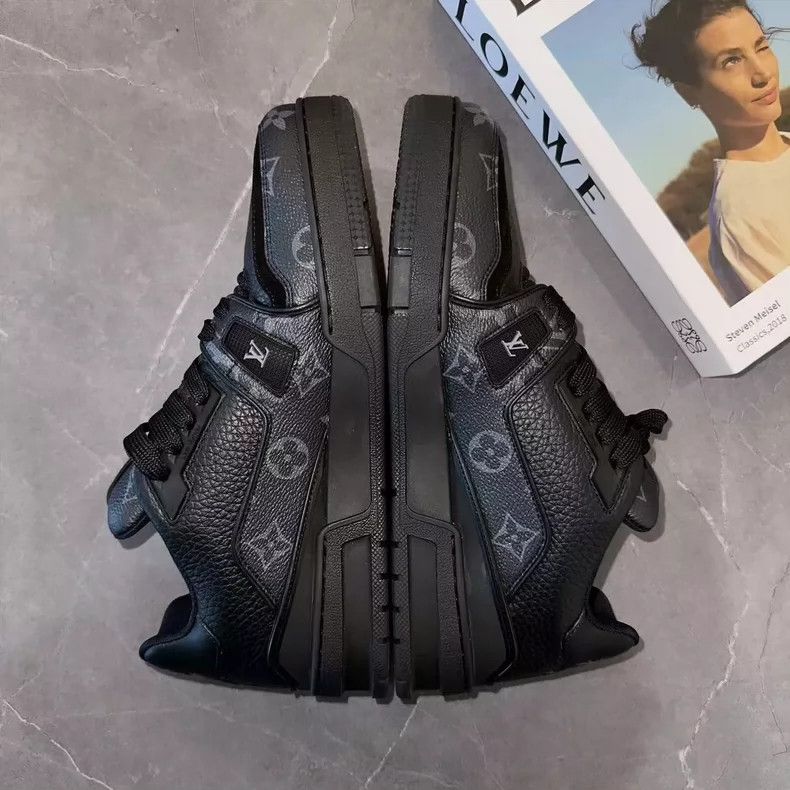 Louis Vuitton Louis Vuitton Black Trainer Size 41 Size US 8 / EU 41 - 5 Thumbnail