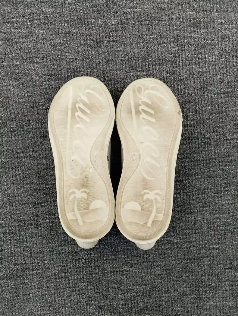 Gucci Gucci White High-Top Shoes Size 43.5 Size US 10.5 / EU 43-44 - 6 Thumbnail