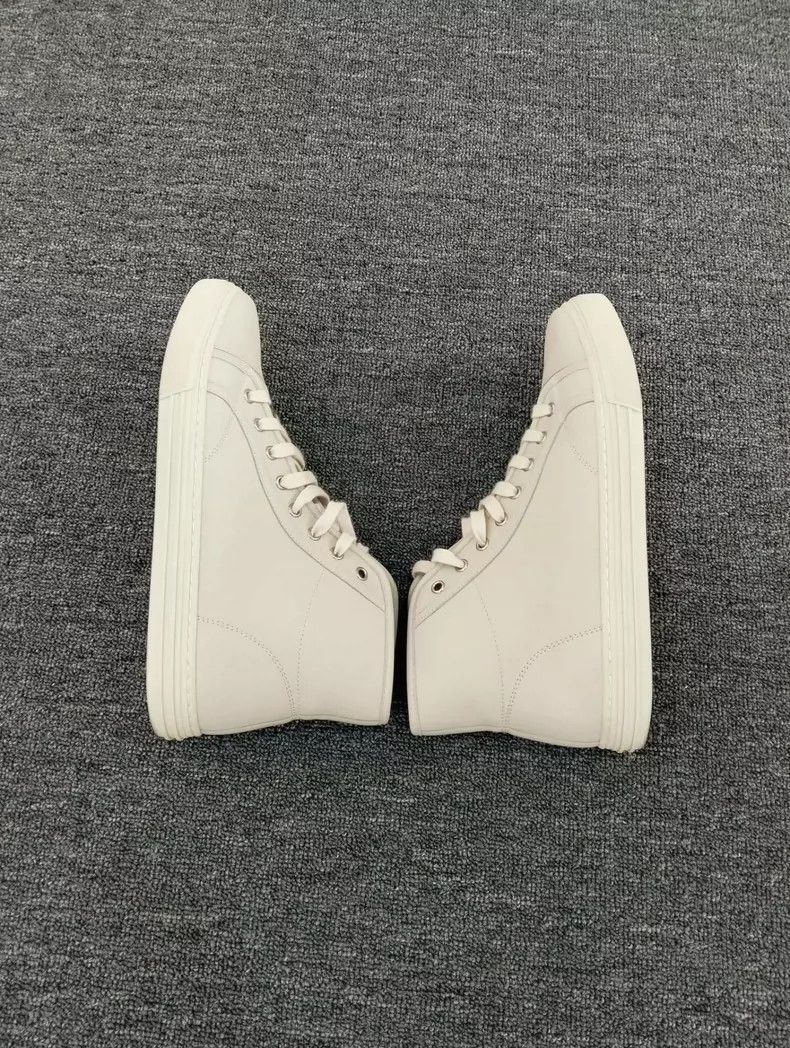 Gucci Gucci White High-Top Shoes Size 43.5 Size US 10.5 / EU 43-44 - 5 Thumbnail