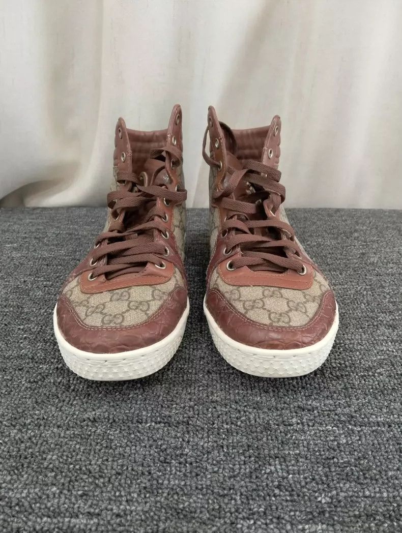 Gucci Gucci High Top Sneakers Size 40 Size US 8.5 / EU 41-42 - 4 Thumbnail