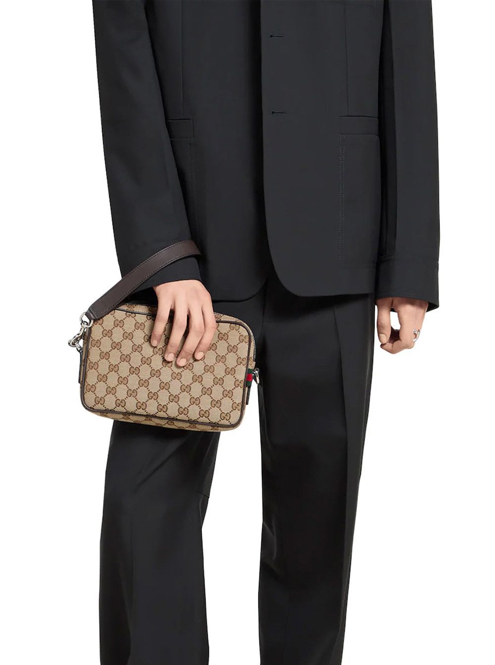 Gucci GG All-Over Ecoleather Crossbody Bag for Men Size ONE SIZE - 7 Thumbnail